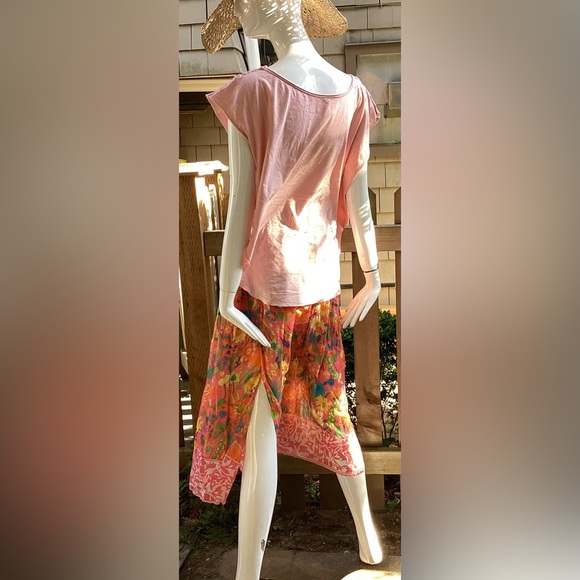 Bright And Colourful Boho Floral Skirt With 1/2 Slip - Picture 3 of 12